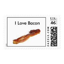 I Love Bacon Stamp