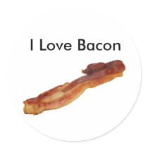 I Love Bacon Sticker