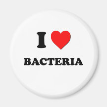 I Love Bacteria Magnets