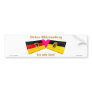 I Love Baden-Wuerttemberg ist mir lieb Bumper Sticker