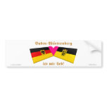 I Love Baden-Wuerttemberg ist mir lieb Bumper Sticker