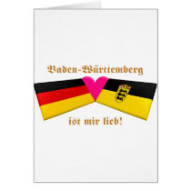 I Love Baden-Wuerttemberg ist mir lieb Cards