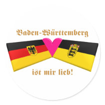I Love Baden-Wuerttemberg ist mir lieb Sticker