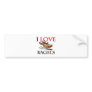 I Love Bagels Bumper Sticker