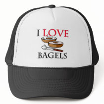 I Love Bagels Mesh Hats