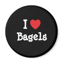 I love Bagels heart T-Shirt Refrigerator Magnet