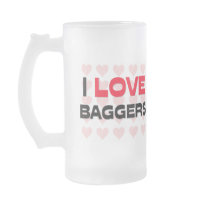 I LOVE BAGGERS COFFEE MUGS