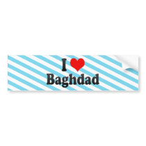 I Love Baghdad, Iraq Bumper Sticker