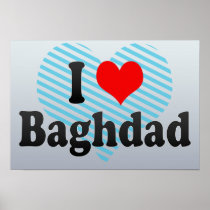 I Love Baghdad, Iraq Poster