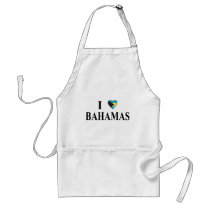 I Love Bahamas Apron