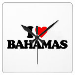 I LOVE BAHAMAS CLOCK