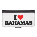 I LOVE BAHAMAS iPhone 5 WALLET CASES