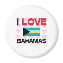 I Love Bahamas magnets