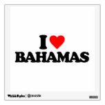 I LOVE BAHAMAS ROOM STICKERS