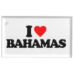 I LOVE BAHAMAS TABLE CARD HOLDER