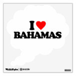 I LOVE BAHAMAS WALL DECAL