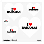 I LOVE BAHAMAS WALL DECAL