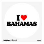 I LOVE BAHAMAS WALL SKINS