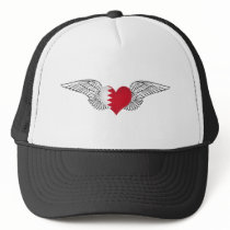 I Love Bahrain -wings Hats