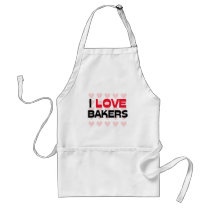 I LOVE BAKERS aprons