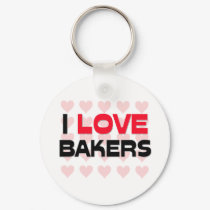 I LOVE BAKERS keychains by professions I LOVE BAKERS keychains