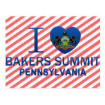 I Love Bakers Summit, PA Post Card