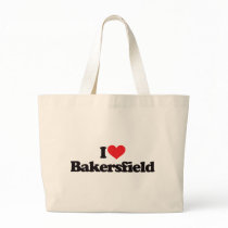 I Love Bakersfield Canvas Bags