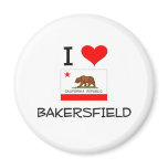 I Love BAKERSFIELD California Magnets
