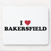 I Love Bakersfield California Mousepads
