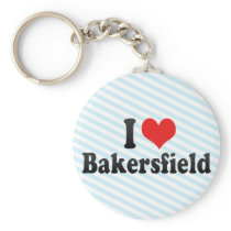I Love Bakersfield Key Chains