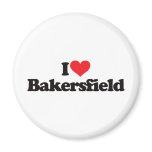 I Love Bakersfield Fridge Magnet