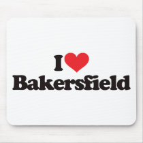 I Love Bakersfield mousepads by visualnewbie I Love Bakersfield mousepads
