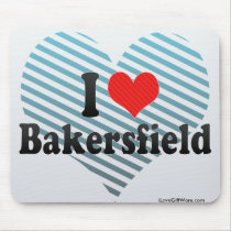 I Love Bakersfield Mousepad