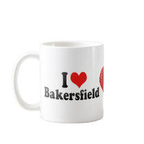 I Love Bakersfield Mugs