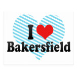 I Love Bakersfield Post Card