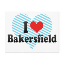 I Love Bakersfield Post Card