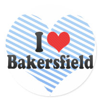 I Love Bakersfield Sticker