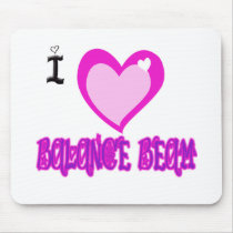 I LOVE Balance Beam Mouse Pads