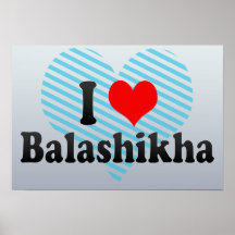 I Love Balashikha, Russia Poster
