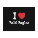 I love Bald Eagles heart custom personalized postcards by funnycustomtshirts I love Bald Eagles heart custom personalized postcards