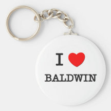 I Love Baldwin Key Chains