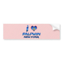 I love Baldwin, New York Bumper Stickers