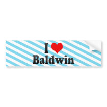 I Love Baldwin, United States Bumper Stickers