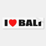 I Love Bali, Indonesia Bumper Stickers