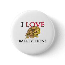 I Love Ball Pythons buttons