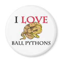 I Love Ball Pythons magnets