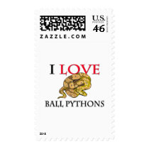 I Love Ball Pythons postage