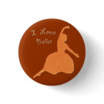 I Love Ballet Pin