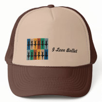 I Love Ballet hats