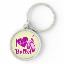 I Love Ballet keychains